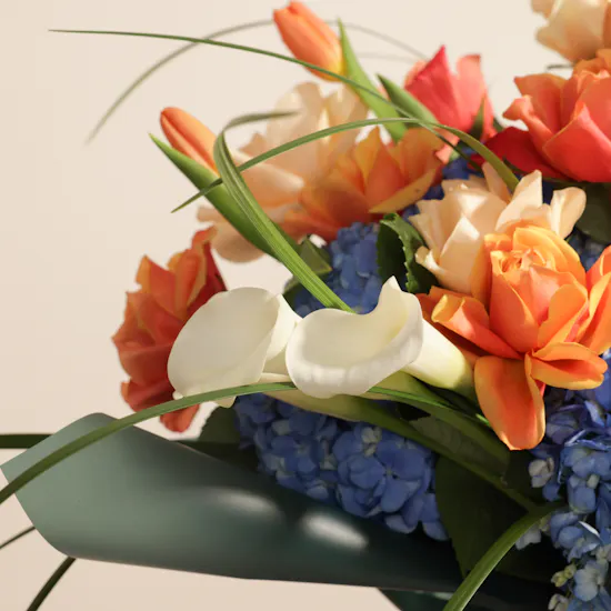 Happy Birthday Joyful Flowers Bouquet