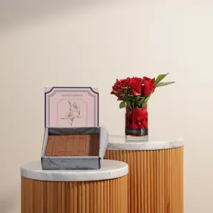 Hanoverian Chocolates Box | Radiant Flowers Vase