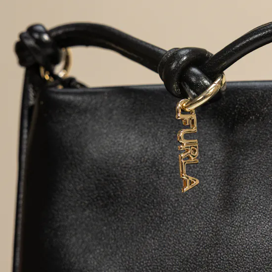 Furla Lily Black Leather Women's Pouch