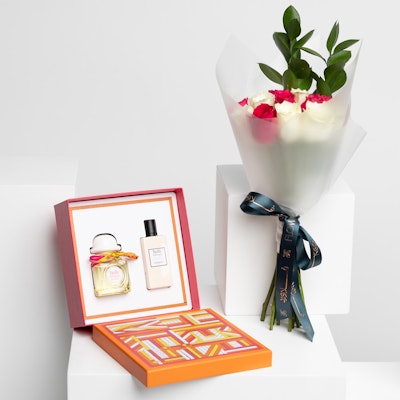 Hermes Twilly d'Hermes Gift Set | Roses Bouquet