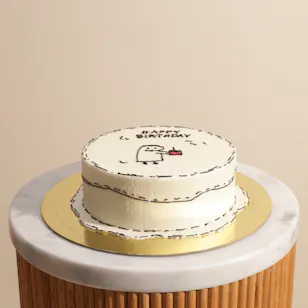 Floward Happy Birthday Drawing Cake