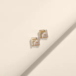 Fendi Forever Fendi Gold-tone Earrings