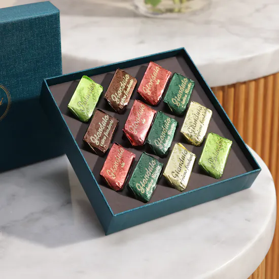 Venchi Murrine Gianduiotto Blue Gift Box | Grand Gesture Flowers