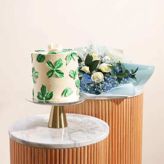 Floward Artistic Cake | Birthday Flowers