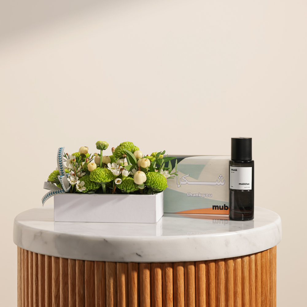 مسك عطر الشعر بغلاف شكرا من مبخر | زهورانيقه