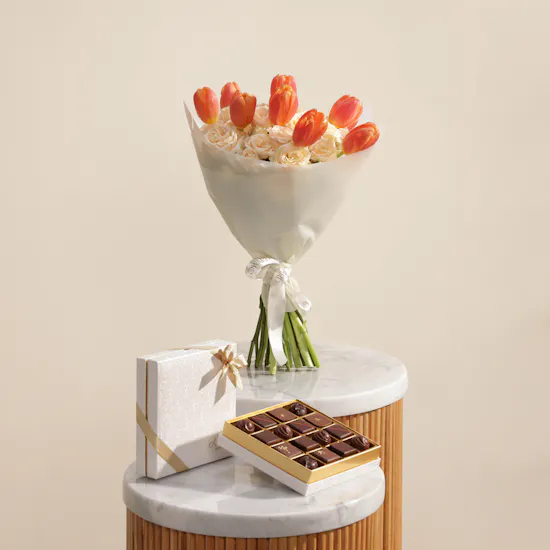 Bateel Chocolates | Flowers Bouquet