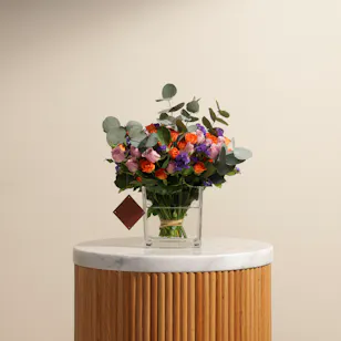 Rose Garden | Square Vase