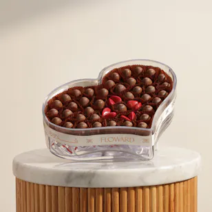 Floward Heart Chocolate Tray
