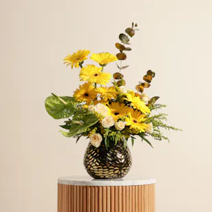 Moonlit Charm Flowers Vase