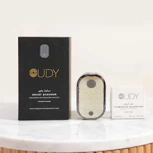 Smart Bakhoor Device with Khashab Al Oud Capsule