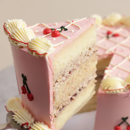 Floward Cherry Sweetheart Cake