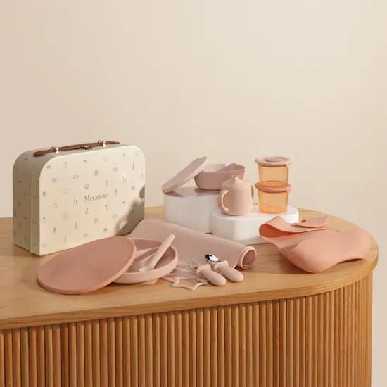 Moonkie First Bites Baby Luxe Box Gift Set
