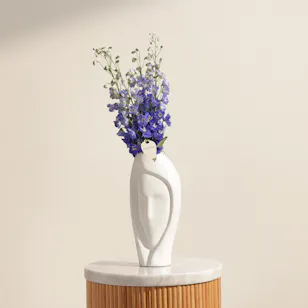 Moonstone Bloom Flower Vase 