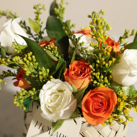Floward Chocolates | Refined Details Flowers Basket