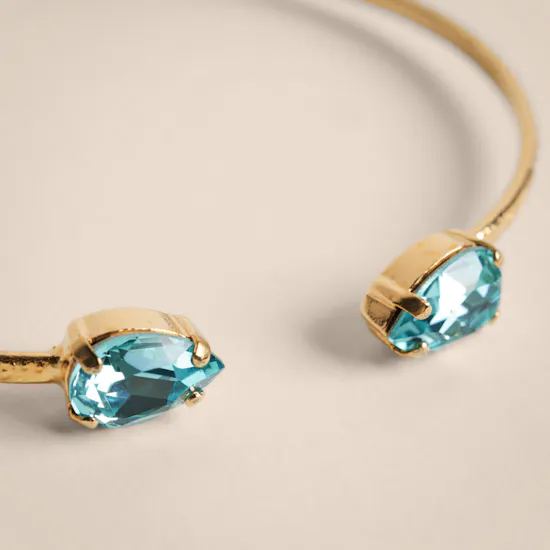 Caroline Svedbom Light Turquoise Petite Drop Bracelet