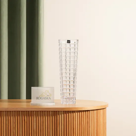 Rogaska Atrium Square Crystal Vase