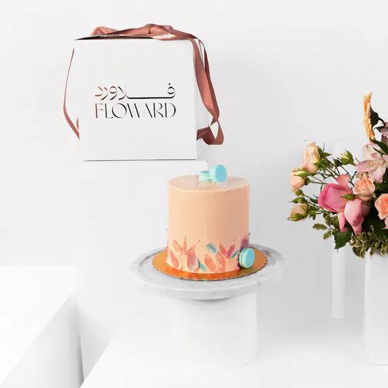 Floward Get Well Soon Cake | Rose Bouquet