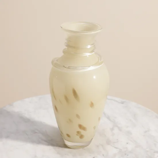 Floward Cream Cute Glass Vase