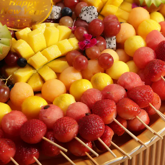 Fruitful Day New Year Deluxe Skewer Platter