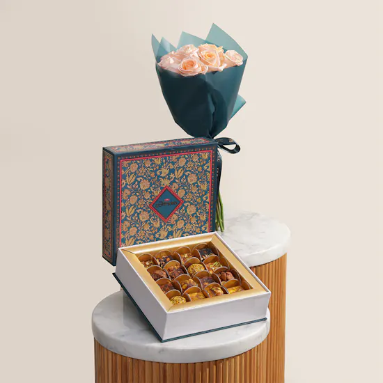 MyGovindas Zero Sugar Dry Fruit Chikki Medium Box | Beautiful Fragrance Flowers