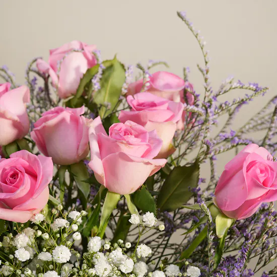 Blush Horizon Flower Vase