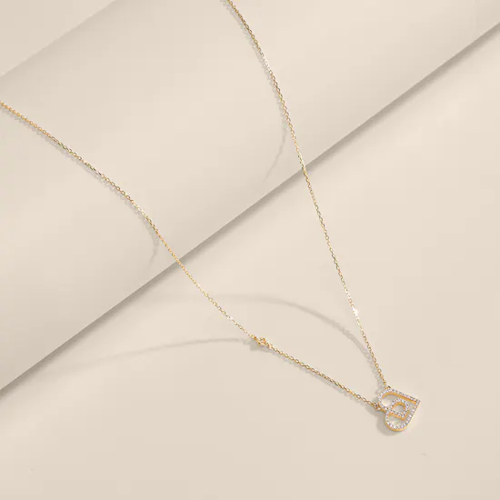 Damas Love By Damas Yellow Gold Diamond Necklace