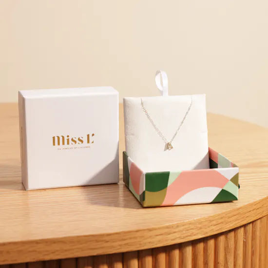 Miss L by L'azurde Gold Necklace | Letter A