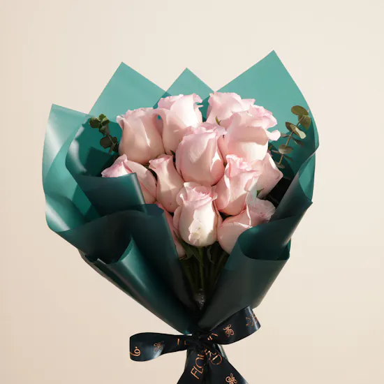 Abucci Pistachio Kunafa Chocolate Tray | Delightful Flower Bouquet