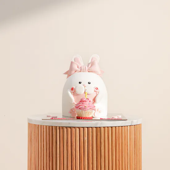 Floward Pink Bunny Cake