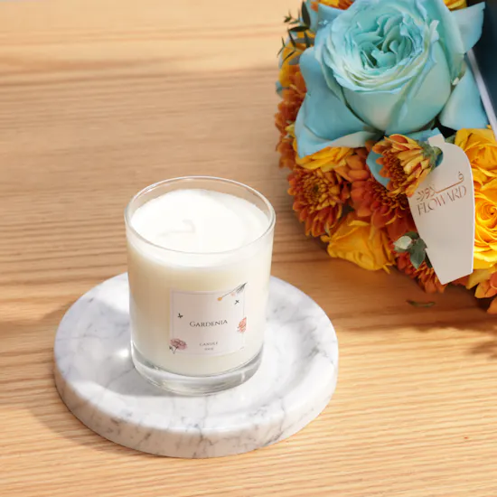 Floward Gardenia Candle | Happiness Blooms