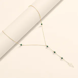 Siran by Iram Geometric Gold Chain Necklace
