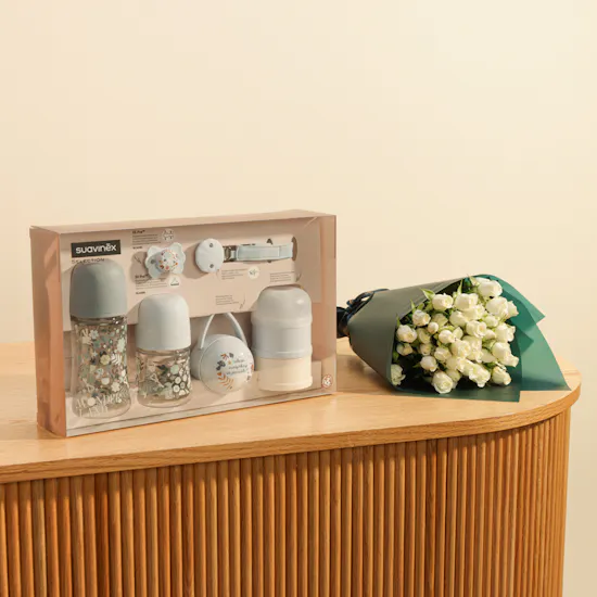Suavinex Welcome Wonderland Baby Set | Delicate Flowers Bouquet