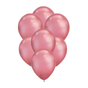 Pink Chrome Balloon Set | 10 Balloons