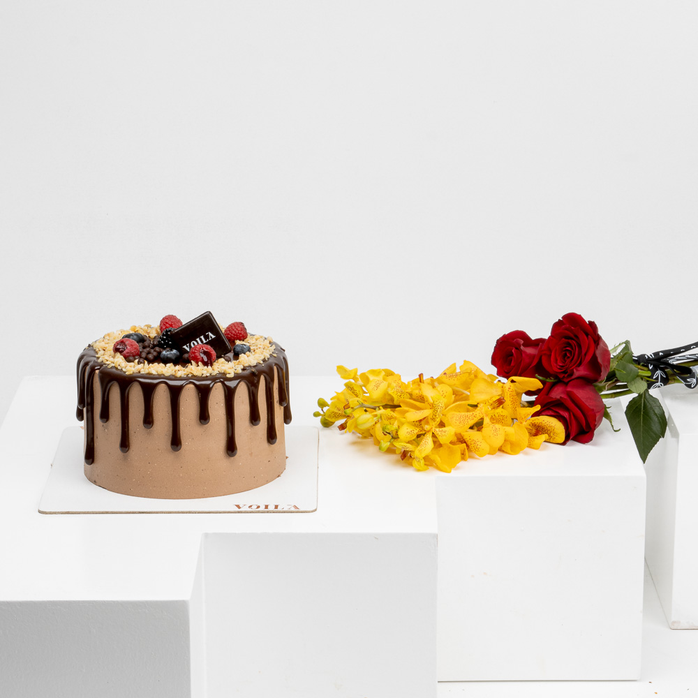 فوالا حلم الشوكولاتة مع الورد