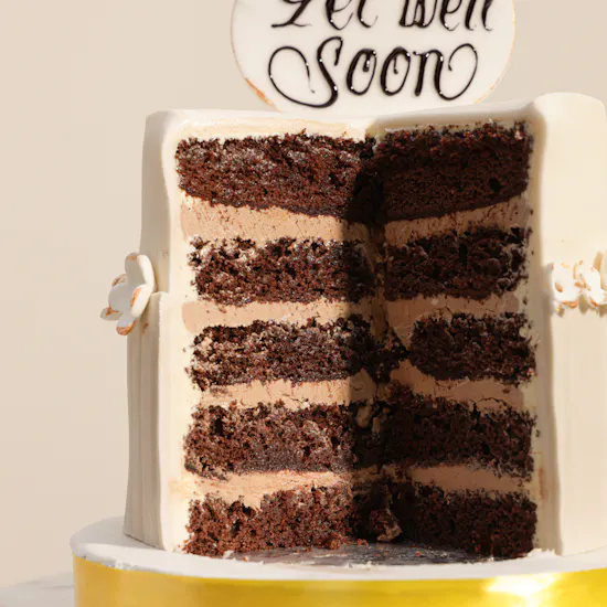 Madeleine Get Well Soon Floral Cake | Delicate Flowers Bouquet
