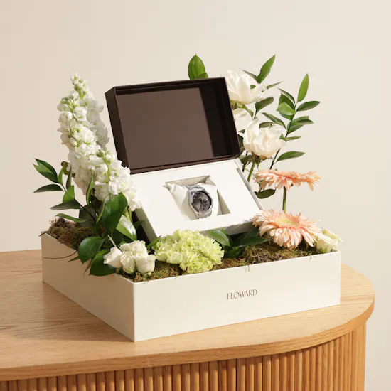 Santa Marin Silver Men's Watch | Chic Flower Box