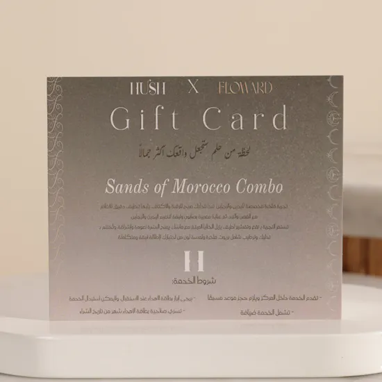 Hush Spa Sands of Morocco Combo Women's Gift Voucher | Royal Flowers Vase