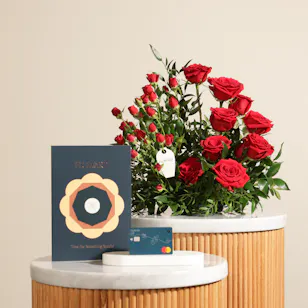Floward Card 50 BHD | Petal Grace Flowers 