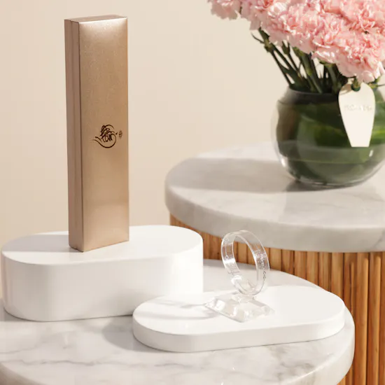 Kooheji Jewellery Diamond Joy Bracelet of Splendor | Blush Flower Vase