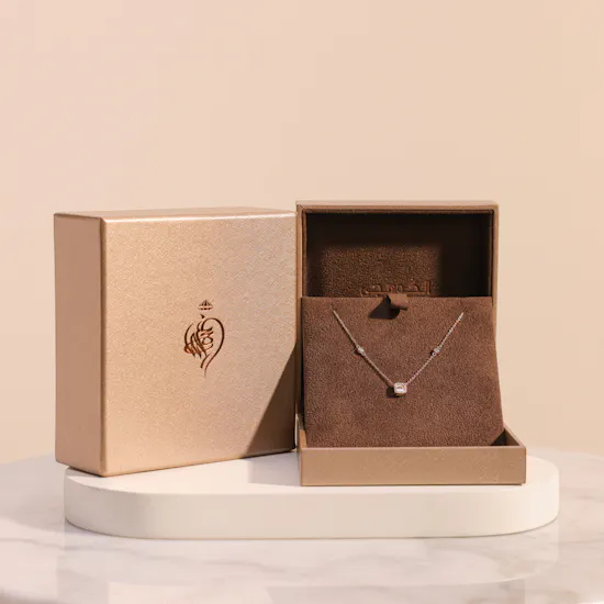 Kooheji Jewellery Square Diamond Women's Necklace