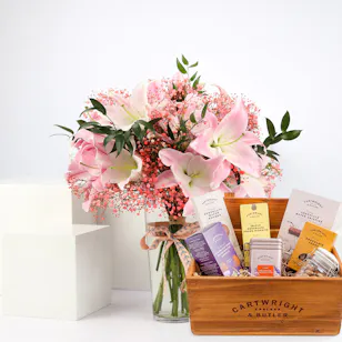 Cartwright & Butler Chocolate Hamper | Pretty in Pink