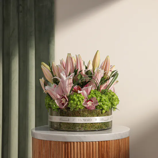 Festive Fragrance Flowers Vase