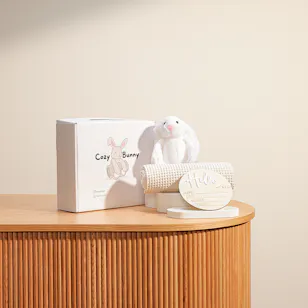 Cozy Bunny Newborn Giftset | Beige