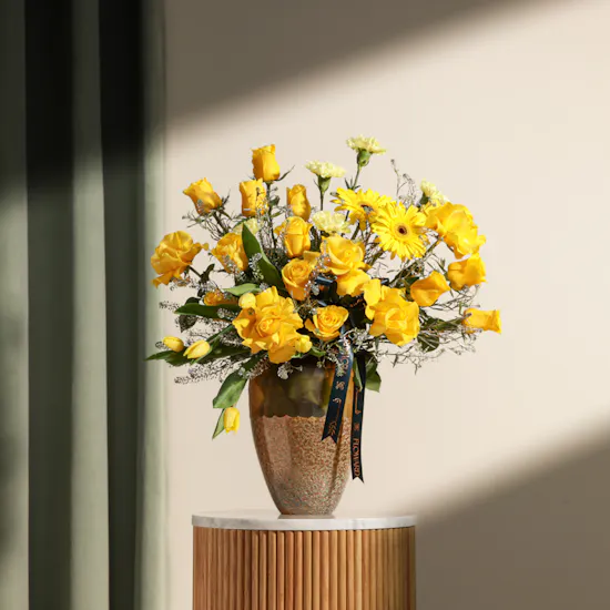 Golden Grace Vase
