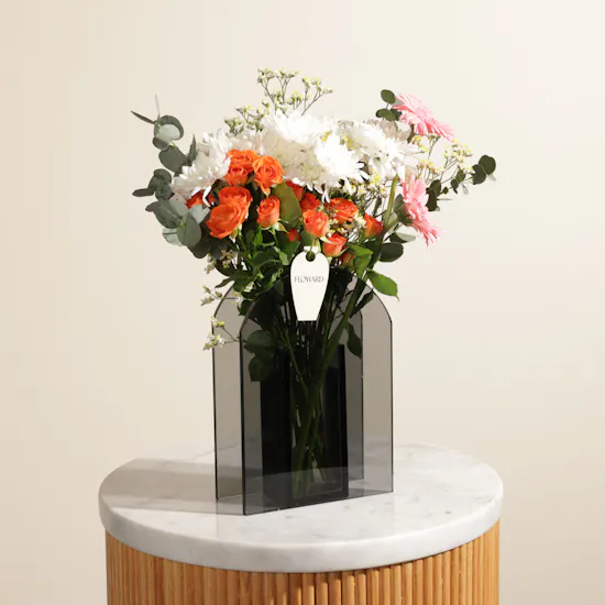 Blush Glam Flower Vase