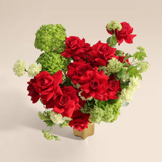 Crimson Wonder Flower Vase