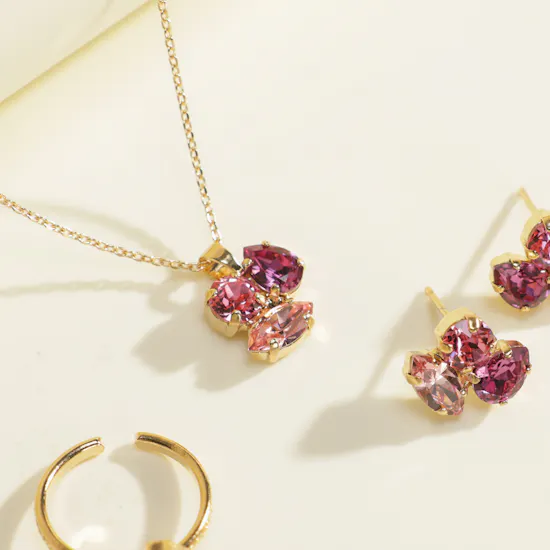 Caroline Svedbom Pink Combo Jewelry Set