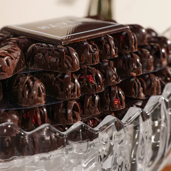 Haven Chocolate Bourgeoise Chocolates Crystal Tray | Lovely Flowers