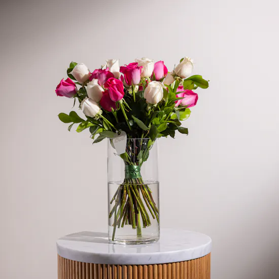Vibrant Roses Vase