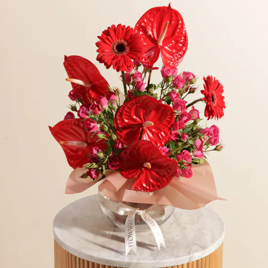 Passion Flowers Vase